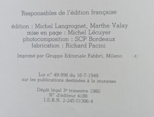 La petite marchande d'allumettes et autres contes merveilleux (Séchan T./Benvenuti, Cremonini, Fontana...)